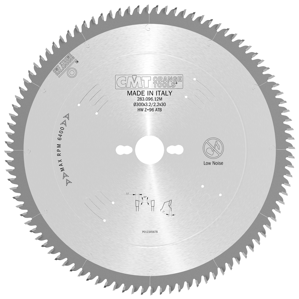 Lames circulaires industrielles pour mélaminés et laminés