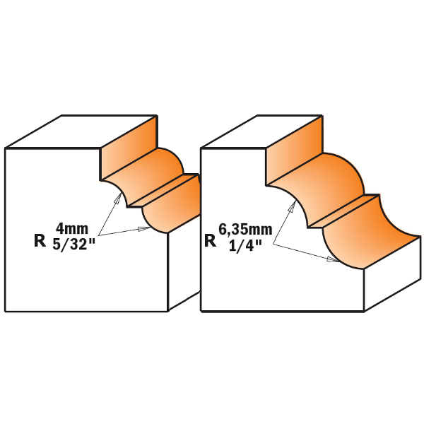 Roman ogee router bits 7 8 941 Industrial router bits CMT