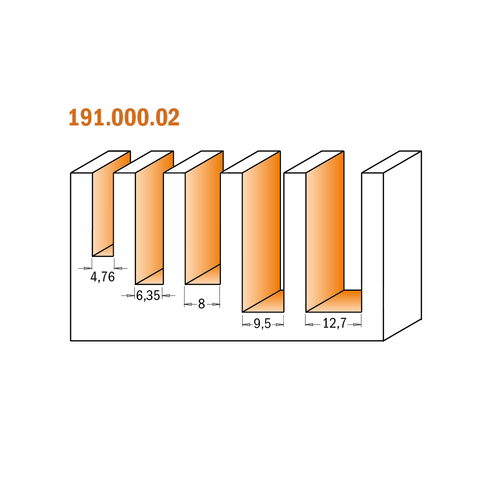 5 piece spiral bit sets