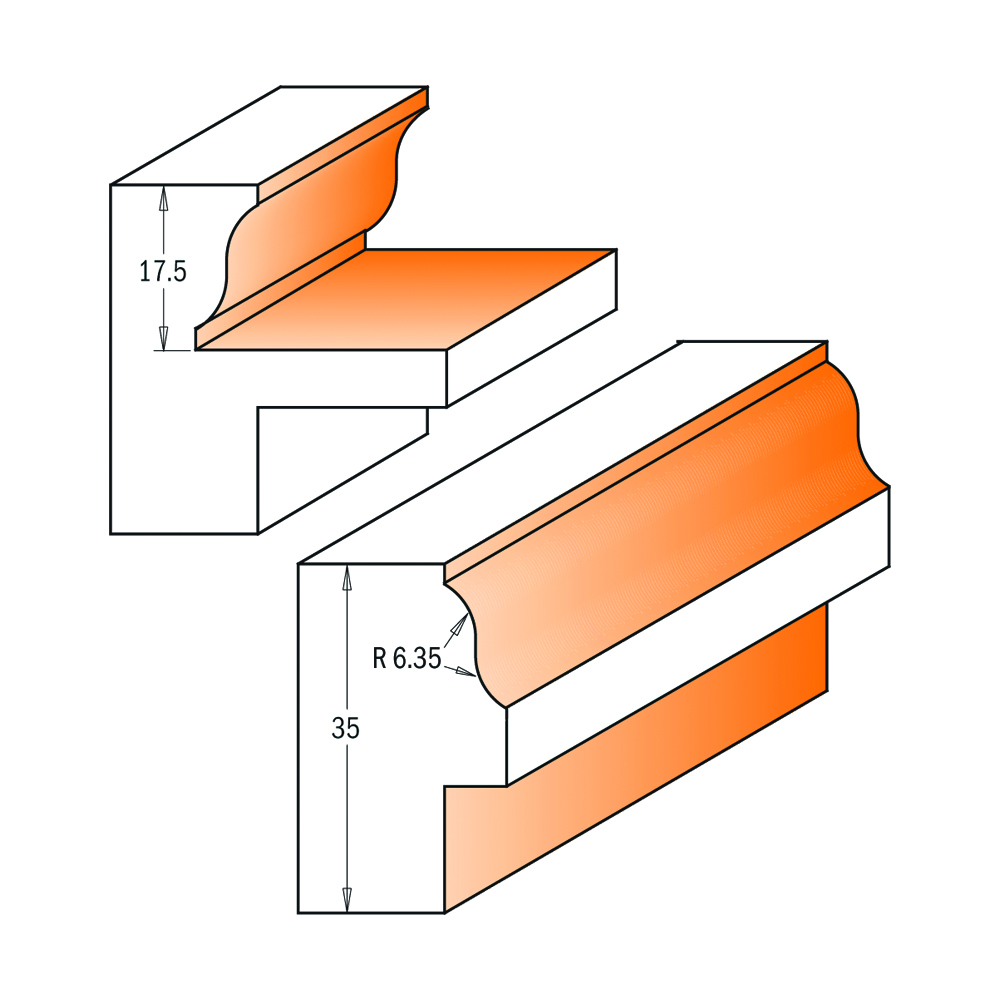 Juegos de fresas para ensambles en “V”