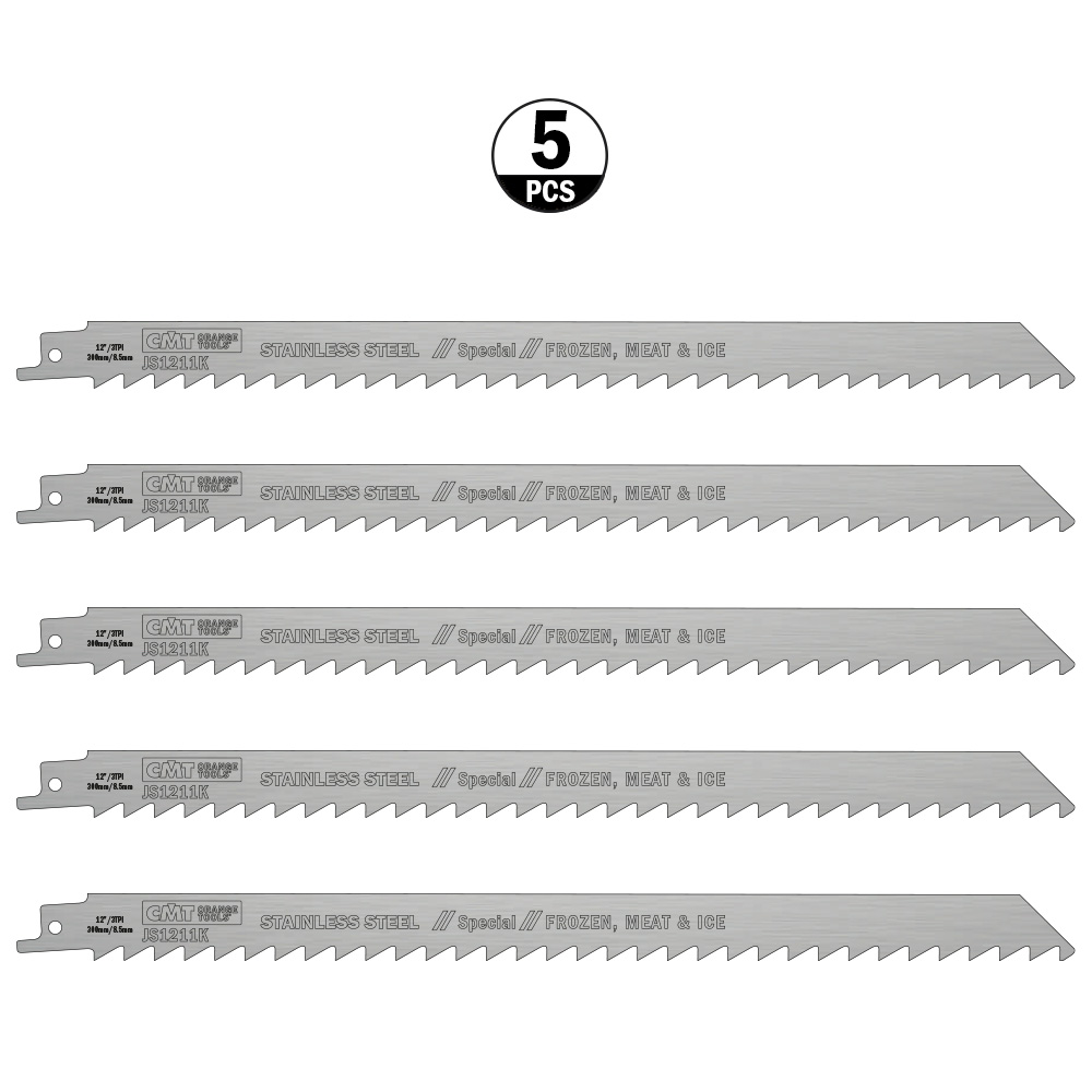 For fast cuts in special materials, meat, bone, frozen products and ice