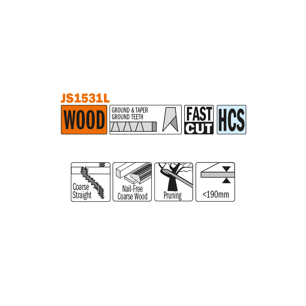 For Cutting Coarse Wood, Free of Nails, Pruning Green Wood