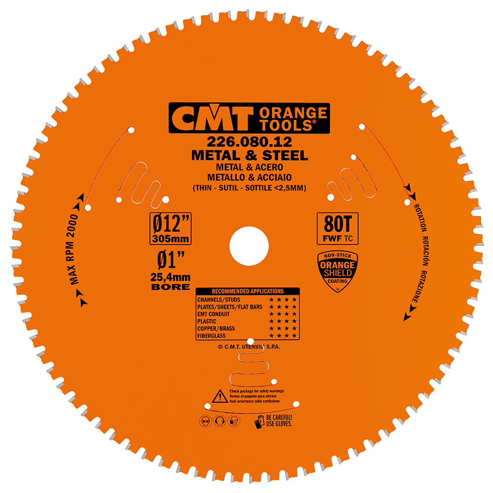 Industrial dry cutter circular saw blades