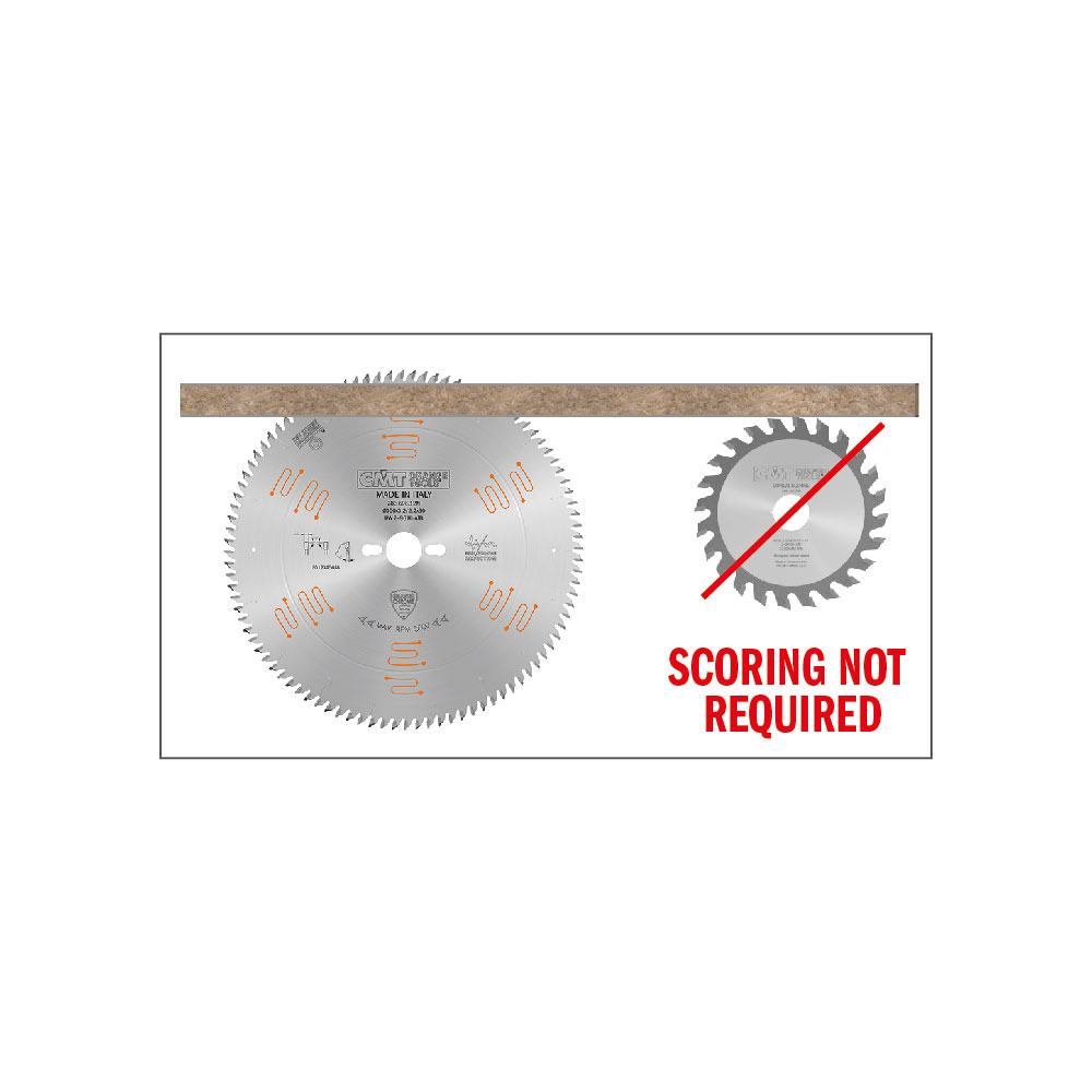 Sierra circular de diente trapezoidal negativo, línea XTreme