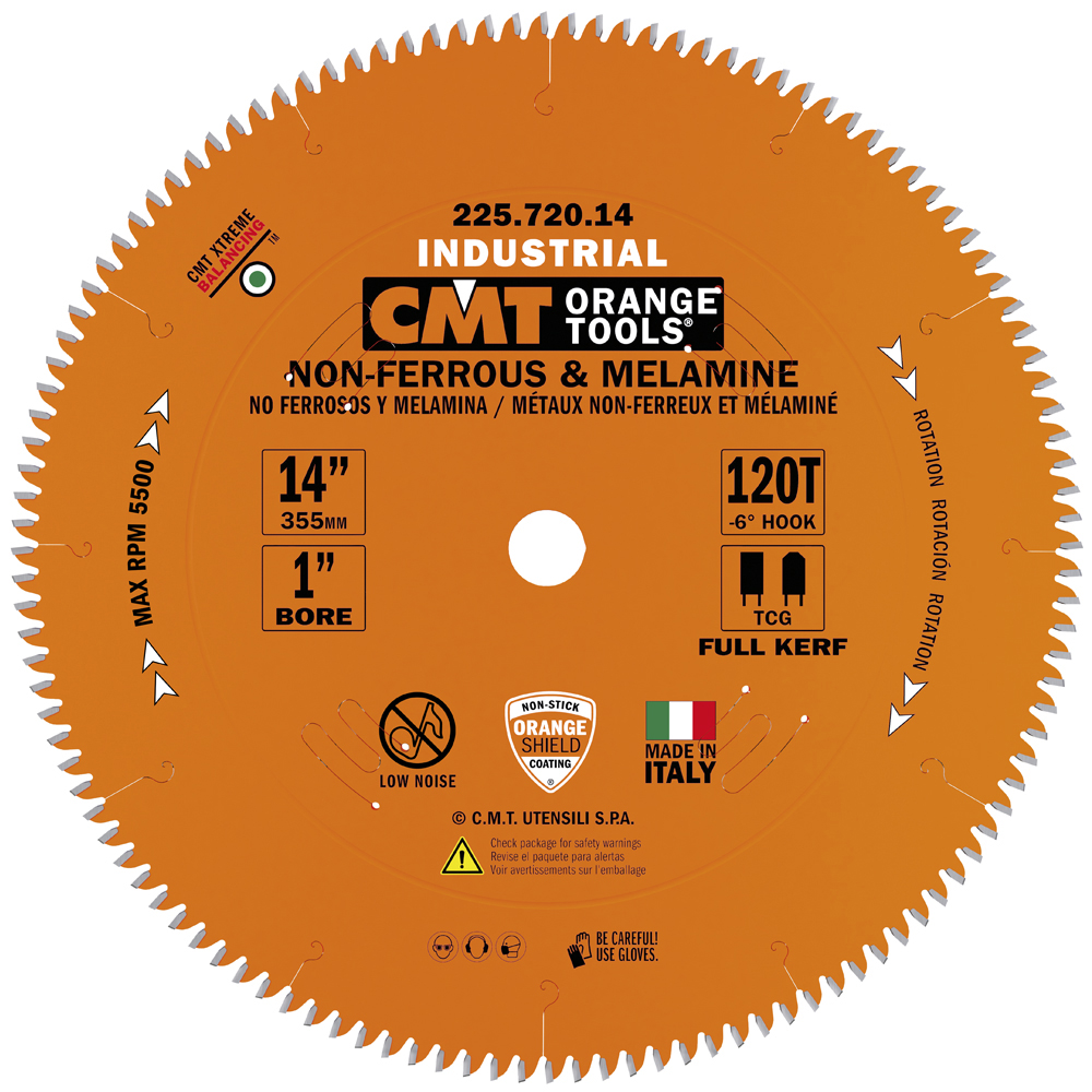 Sierras circulares para materiales no ferrosos, PVC y melamínicos, linea XTreme