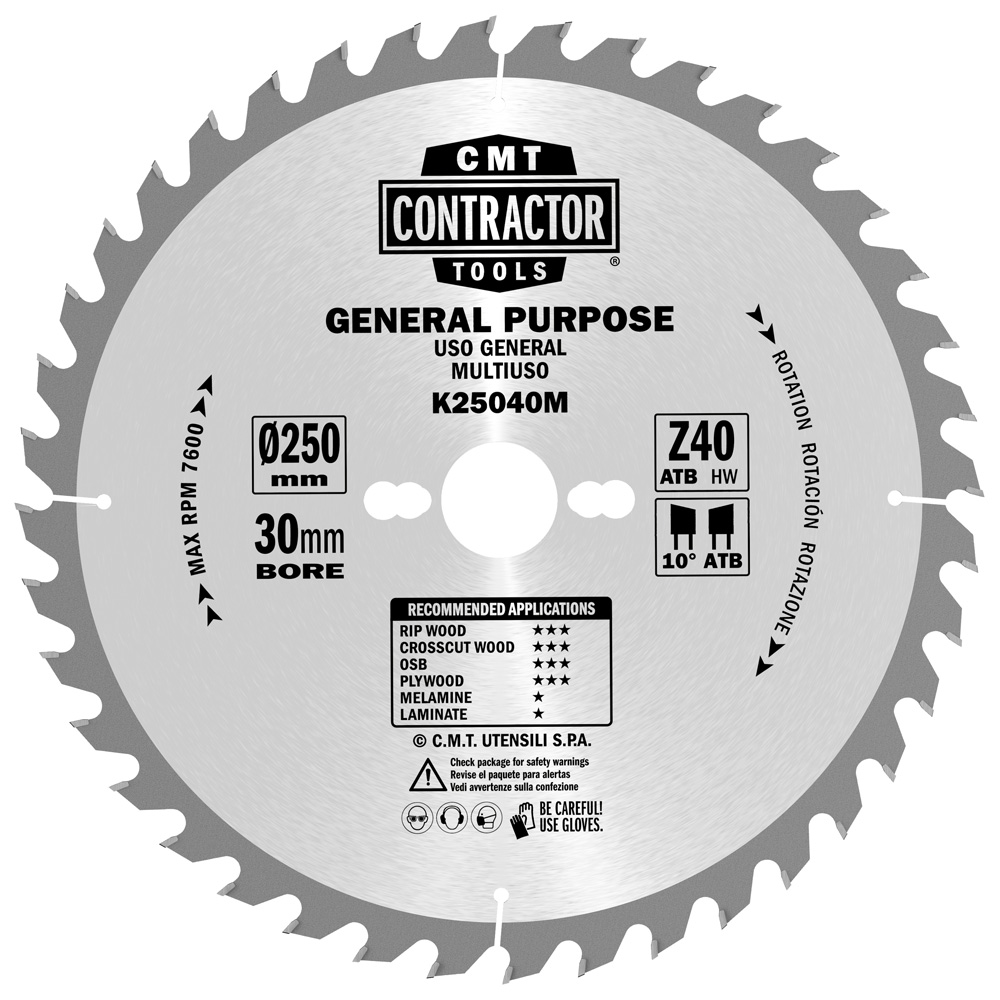 K1-2 Lames circulaires Contractor - Masterpack K CONTRACTOR®