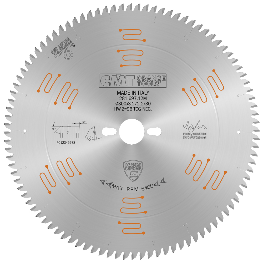 Lames circulaires industrielles pour laminés et HPL