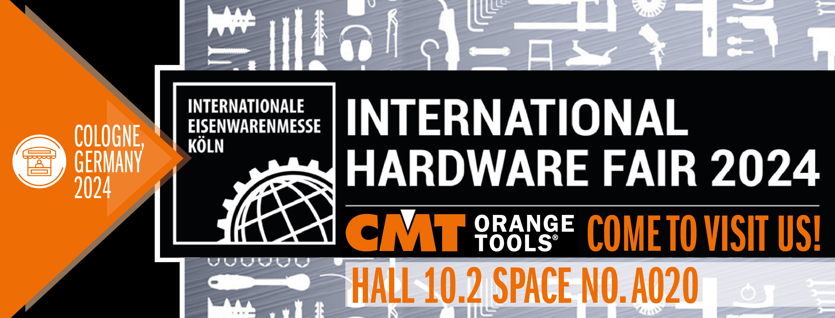 Eisenwarenmesse 3-6 Marzo 2024: entra gratis con CMT Orange Tools