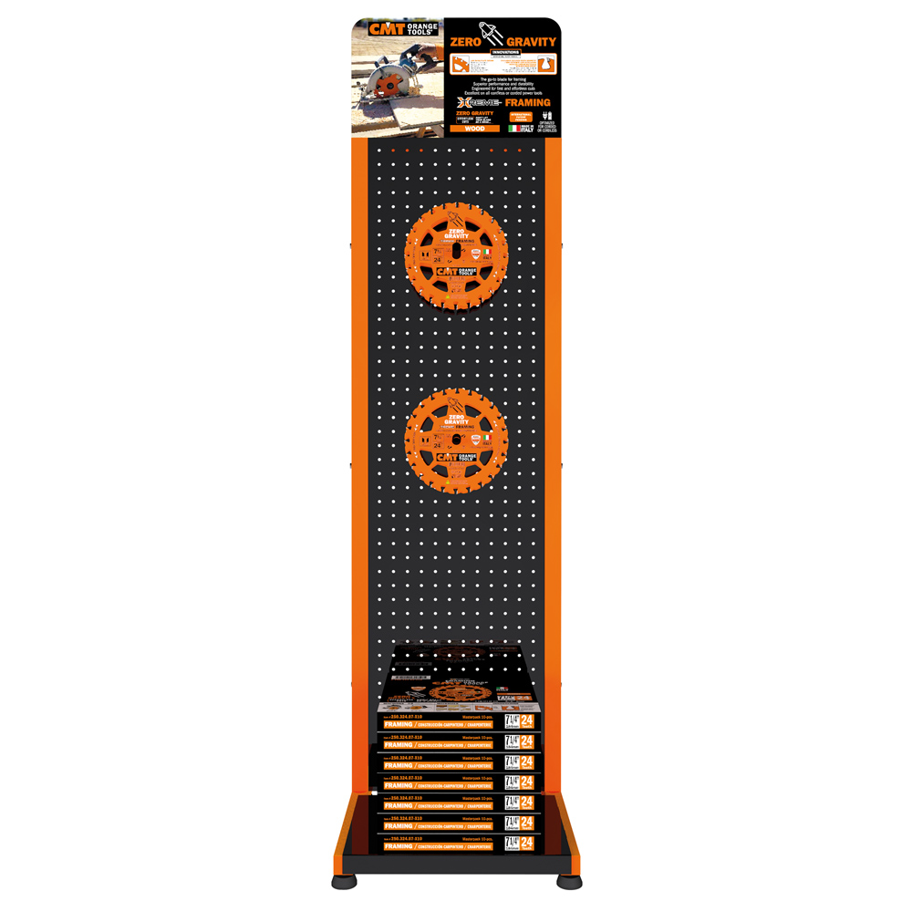 ENDCAP DISPLAY FOR 7-1/4” SAW BLADES