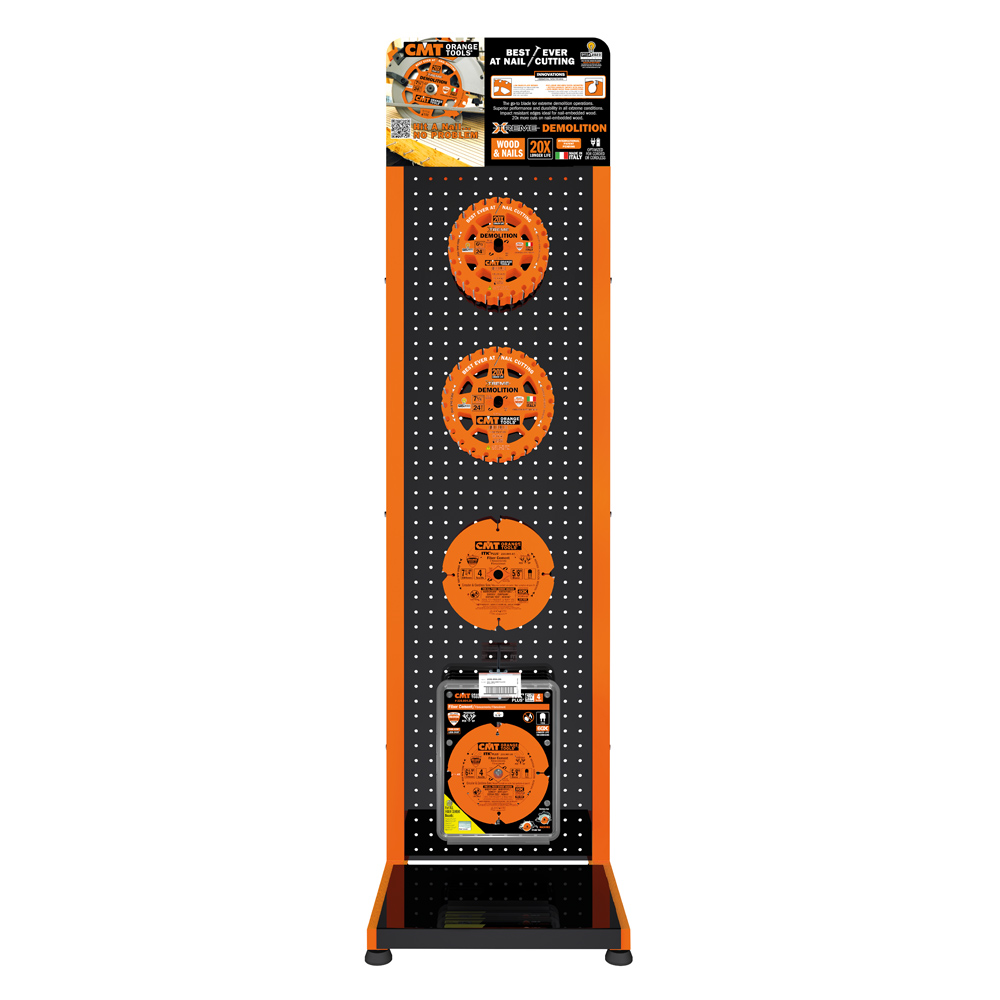 ENDCAP DISPLAY FOR 7-1/4” SAW BLADES