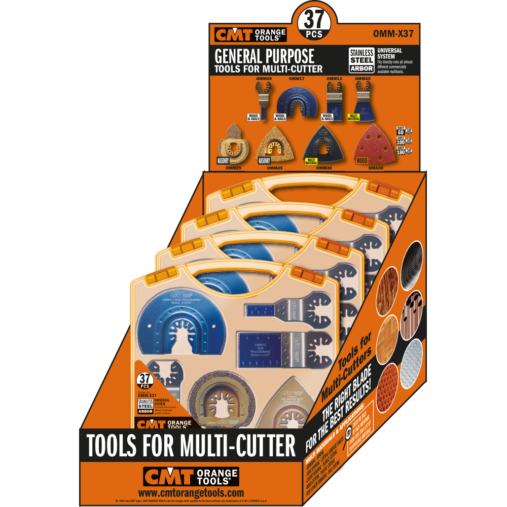 Set 37 pcs. Cutting Accessories for Oscillating Multi tool
