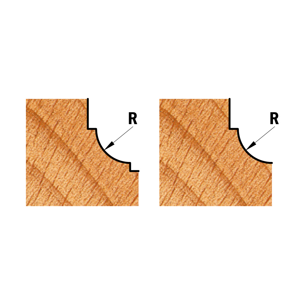 Cove router on sale bits profiles
