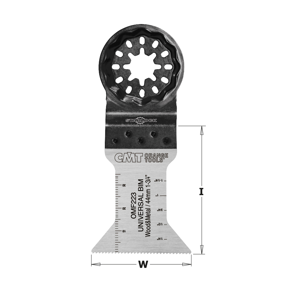 44mm Lama per legno e metallo