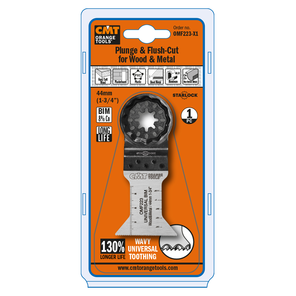 44mm Lama per legno e metallo