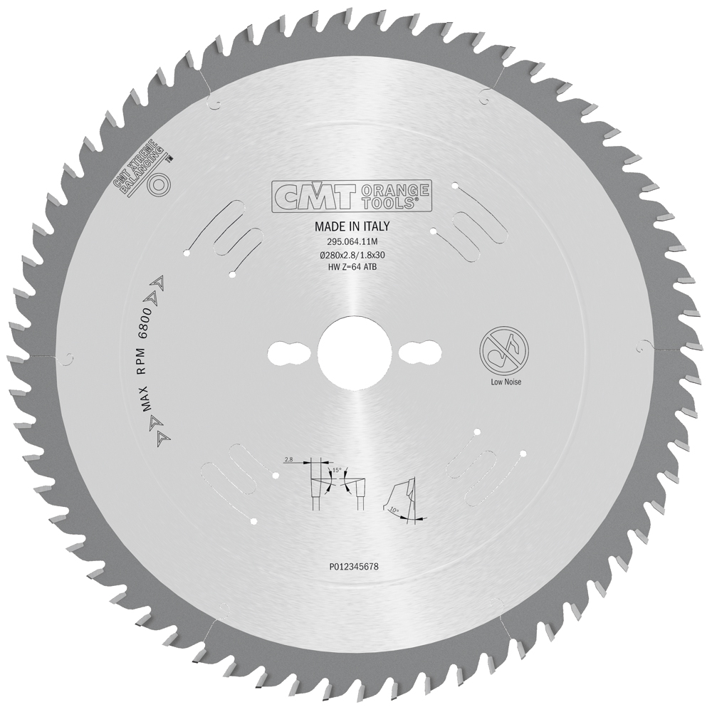Industrial rip &amp; crosscut circular saw blades