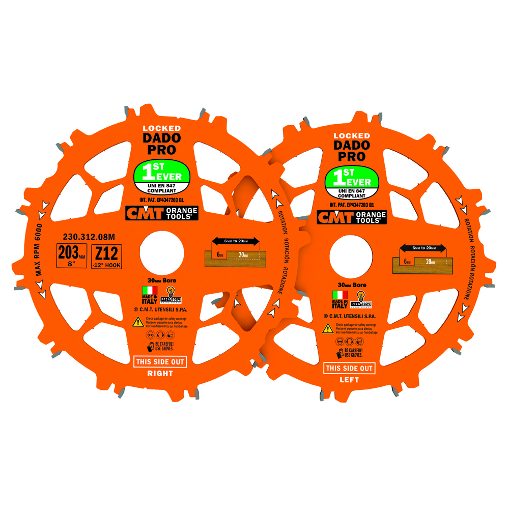 Locked Dado Pro Set