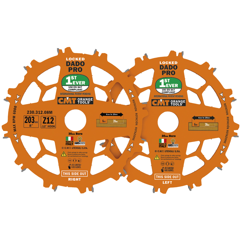 Locked Dado Pro Set
