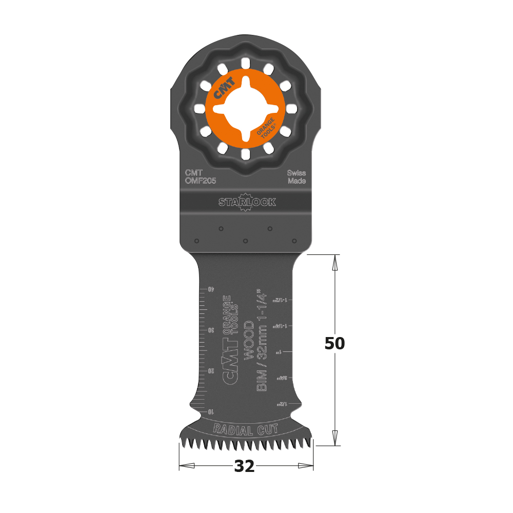 32mm (1-3/8&quot;) Precision Cut Radiant Blade, Japan toothing for Wood. Long Life
