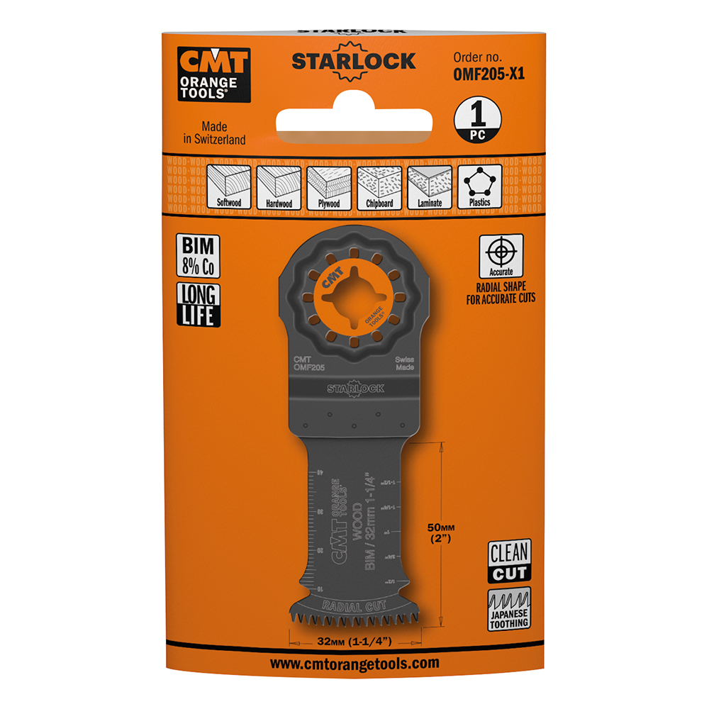 32mm (1-3/8&quot;) Precision Cut Radiant Blade, Japan toothing for Wood. Long Life