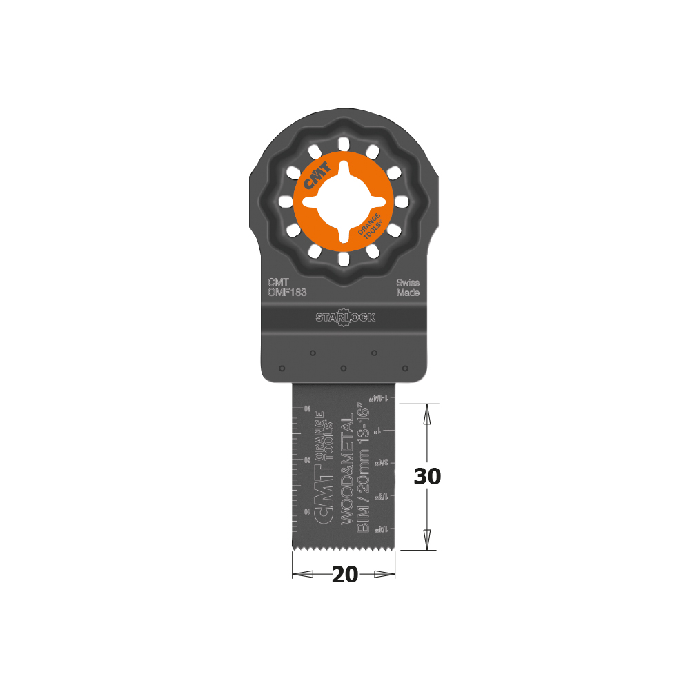 20mm Gerades Messer für Multifunktionszubehör für Holz &amp; Metall