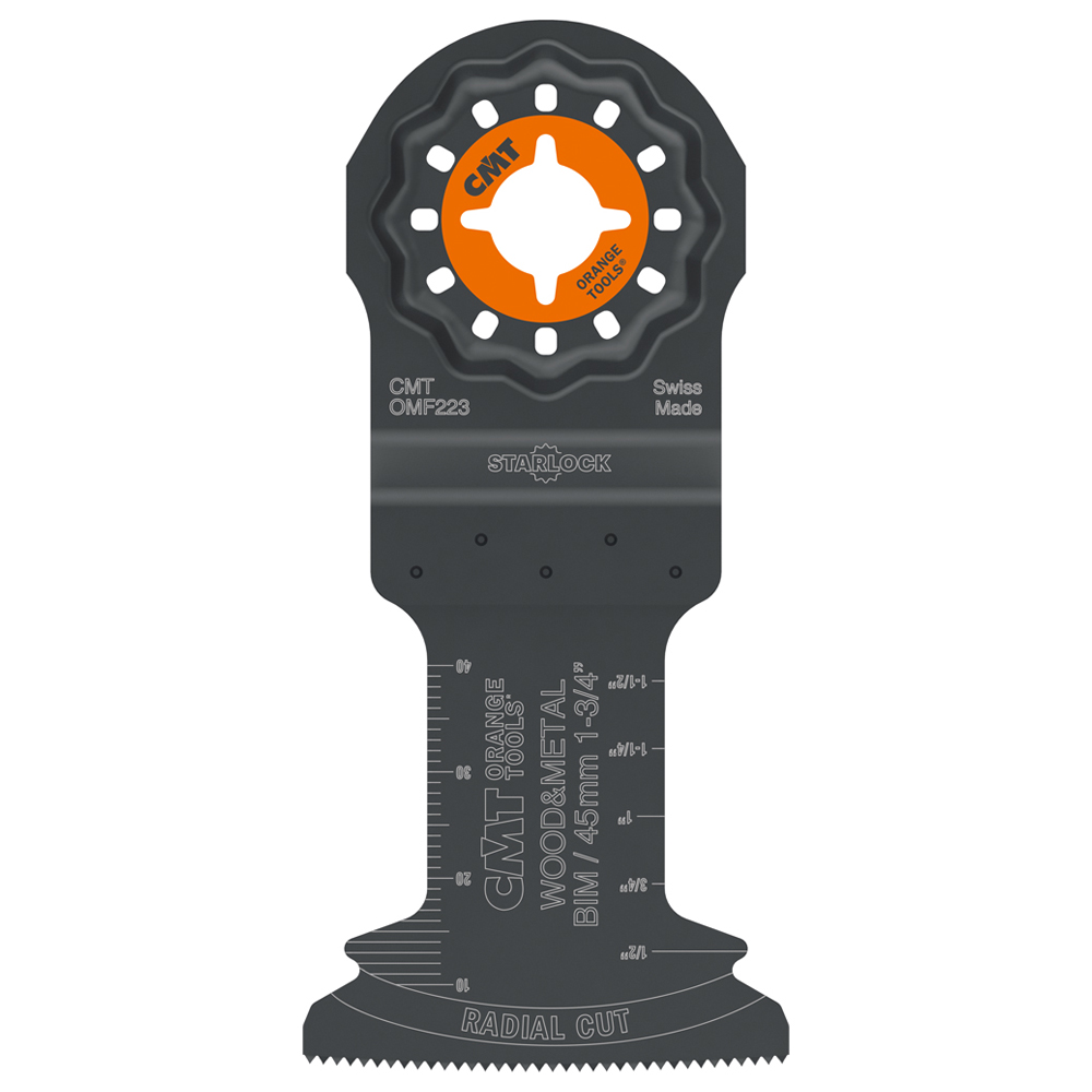45mm (3/4&quot;) Radial Blade for Wood &amp; Metal
