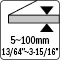 Thickness 5~100MM - 13/64&quot;~3-15/16&quot;