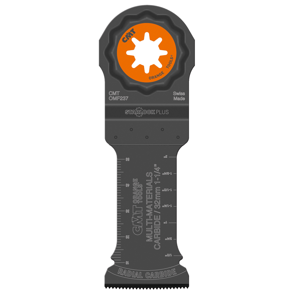 32mm (1-1/4")/80mm Radial Blade for Wood and Metal