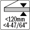 Thickness &lt;120MM - 4-47/64”