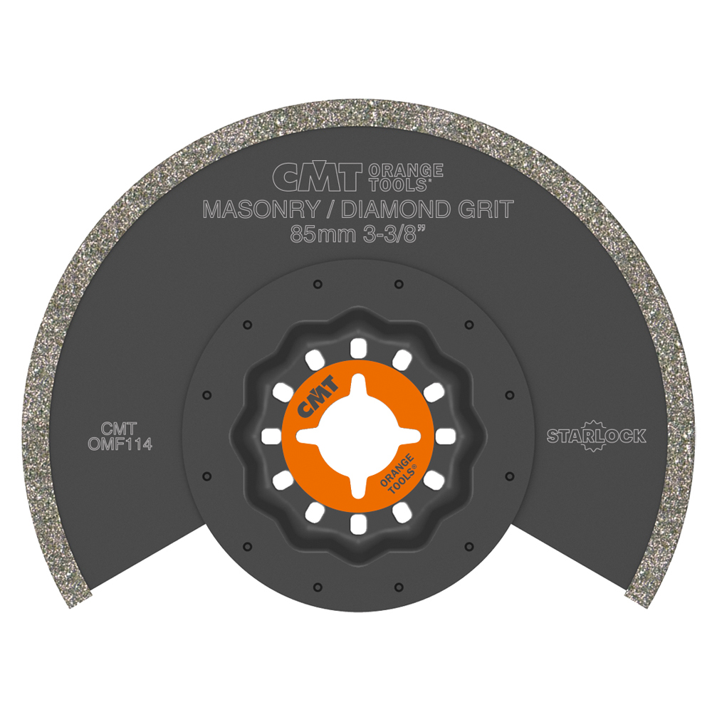 85mm (3/8&quot;) Diamond Coated Radial Saw Blade, Segmented, Extra-Long Life