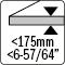 Thickness &lt;175MM - 6-57/64”