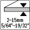 Thickness 2~15MM - 5/64”~19/32”