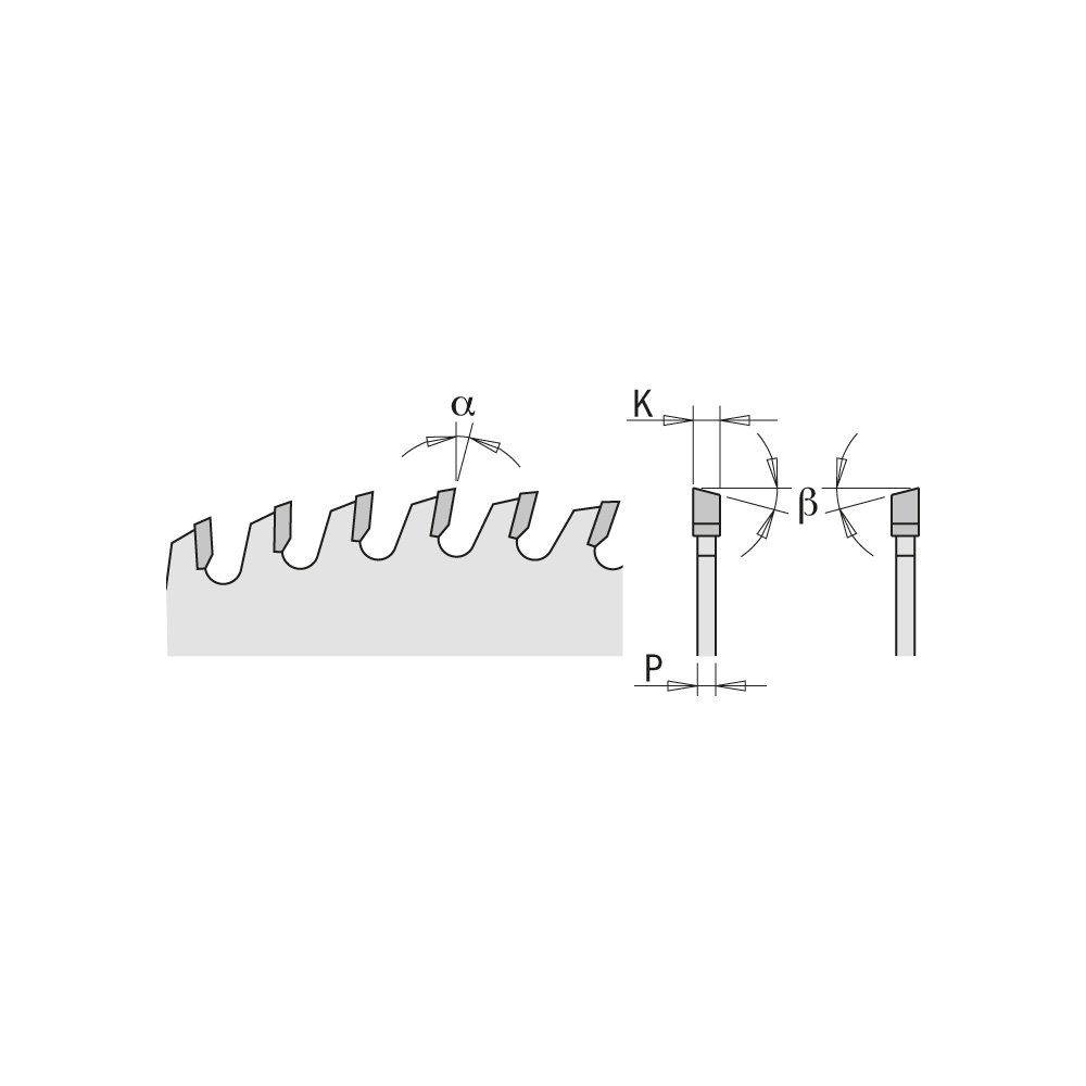 Lames circulaires industrielles en chrome