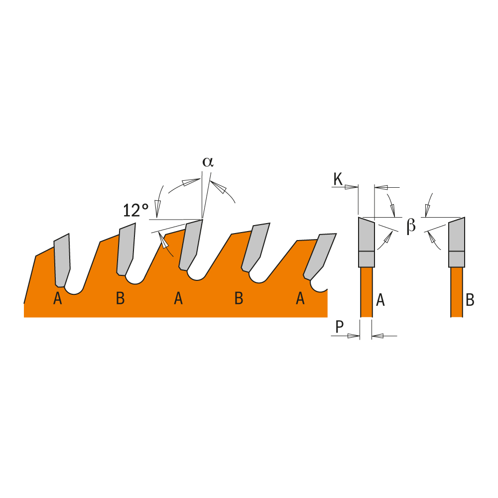 ITK Plus thin-kerf fine finishing saw blades