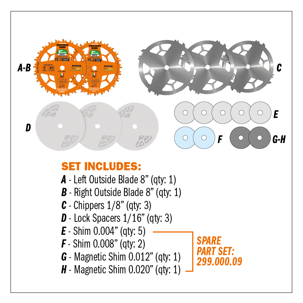 PRÄZISIONSDADO SET (DADO 8) HW