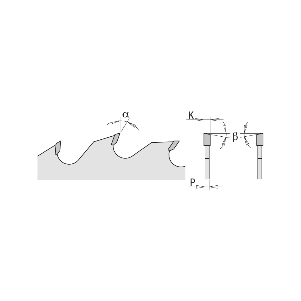 Lames circulaires industrielles multiples avec racleurs