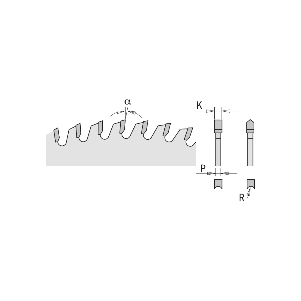 Fine Finishing saw blade - Double sided