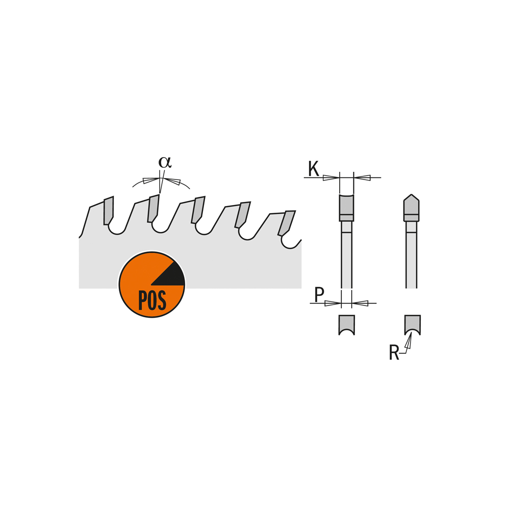 Fine Finishing saw blade - Double sided