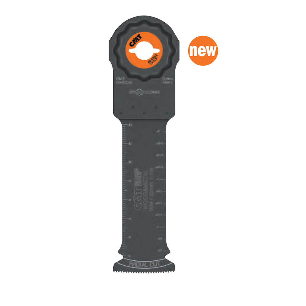 32mm (1-1/4")/80mm Radial Blade for Wood and Metal