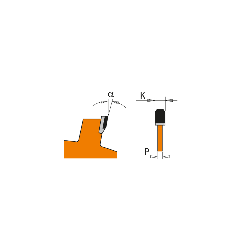 Sierras circulares ITK PLUS de diente en diamante (PCD) para materiales duros y abrasivos