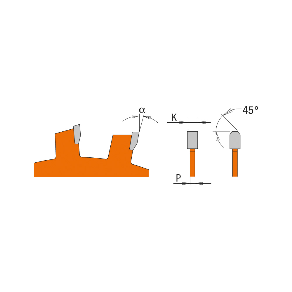 Sierras circulares ITK PLUS para products en fibrocemento