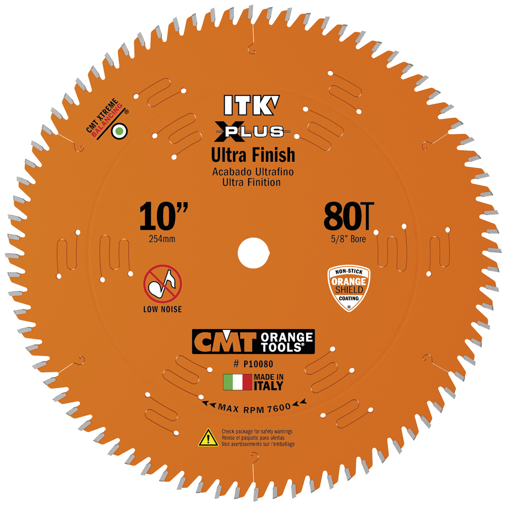 ITK XPLUS® melamine and ultra finish saw blades