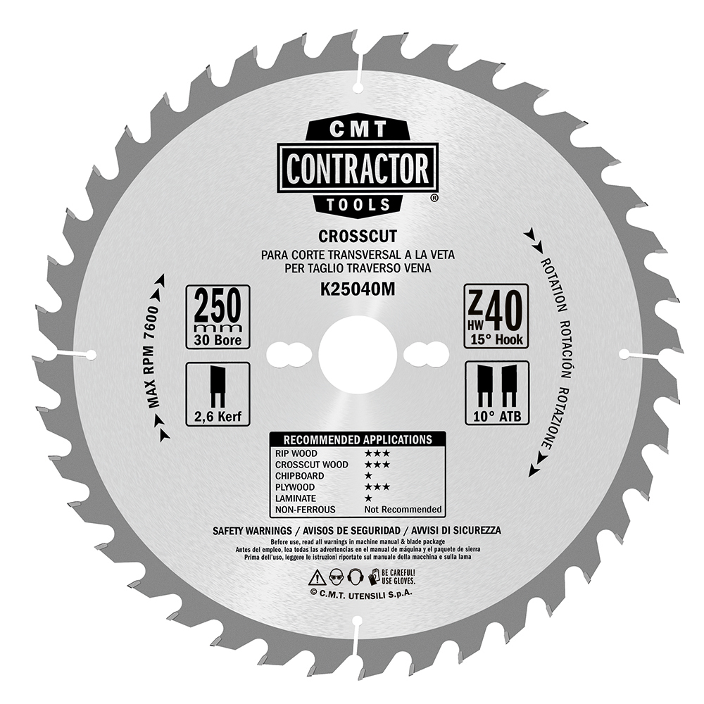 Lames circulaires Contractor - Combo-pack