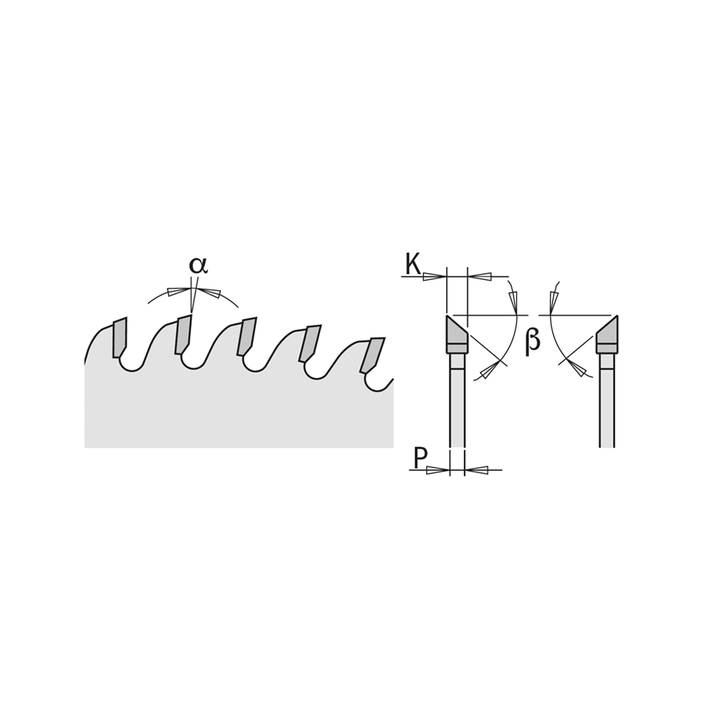 Industrielle geräuschgedämpfte Kreissägeblätter aus Chrom für Melamin und Laminat