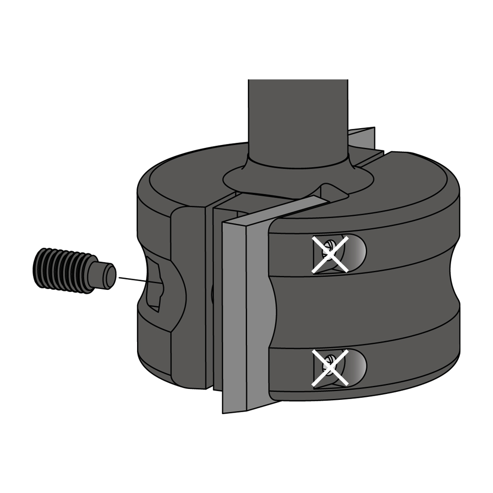 Cuerpo universal fresa de corte para máquinas CNC