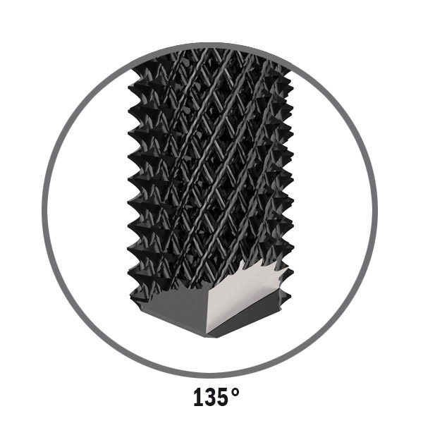 Solid Surface &amp; Fiberglass Bit with DLCS Chrome Coating - LONG LIFE