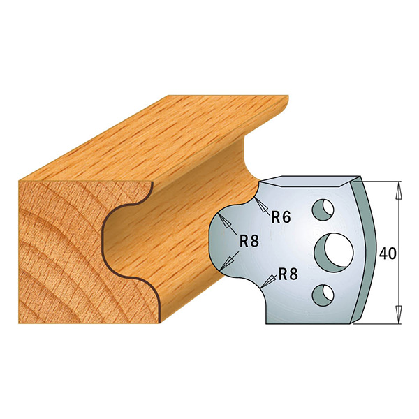 Coltelli sagomati 690.056 Limitatori 691.056