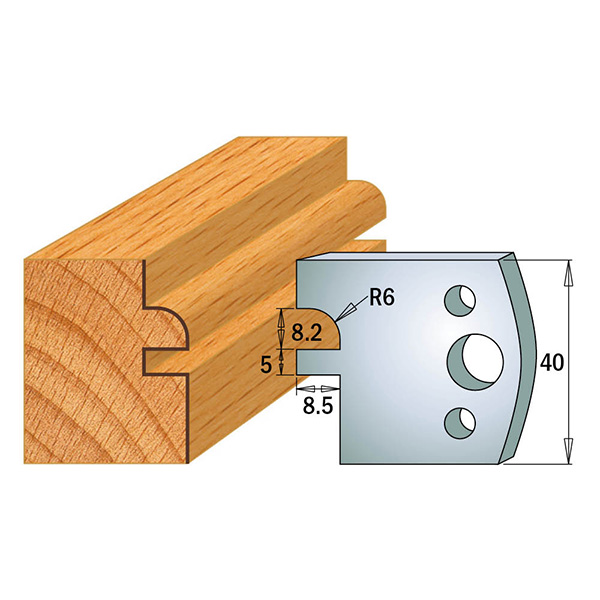 Coltelli sagomati 690.134 Limitatori 691.134