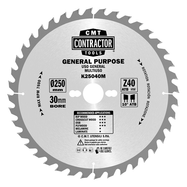 Kreissägeblätter CMT Contractor Tools® -