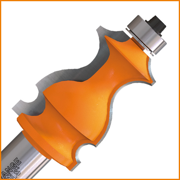 Fresa helicoidal z3/r pos CMT Orange Tools 195.200.12 d 20x60x120 hwm sx