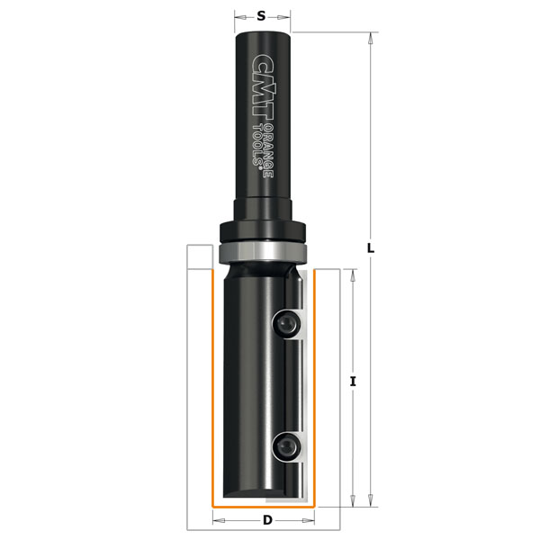 Pattern router bits with insert knives, Z1 - Z2
